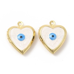 Латунь эмаль Locket подвески&nbsp;KK-E075-05G