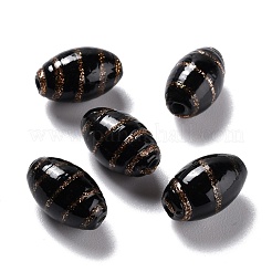 Бусины ручной работы бусины золотого песка LAMP-F020-35D