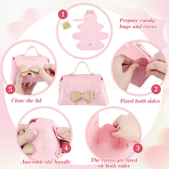 40 sac à main en cuir PU en forme de nœud papillon&nbsp;CON-WA0001-26