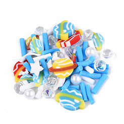 Кабошоны из полимерной глины ручной работы CLAY-N013-12