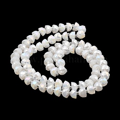 Нити стеклянных бусин ab цветной пластины&nbsp;EGLA-P051-02A-A02