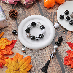 50 шт. 10 стильных акриловых бусин на тему Хэллоуина SACR-SC0001-20
