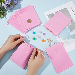 Подарочные пакеты на шнурке из бархата ABAG-BBC0001-10C-02