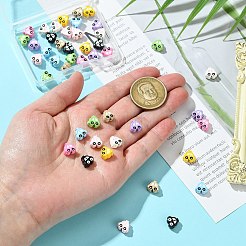 45 шт. 9-х цветные бусины из цинкового сплава&nbsp;FIND-CJ0003-85