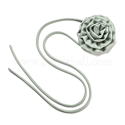 Colliers ras du cou en tissu rose pour femmes&nbsp;LS-NJEW-Z022-01K