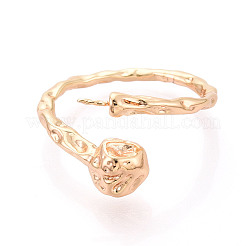 Настройки латунных манжетных колец KK-T076-42G