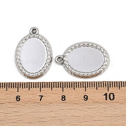 Оправы для подвесок из нержавеющей стали 304 в виде кабошонов&nbsp;STAS-L303-35P