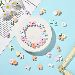 104 шт. 26 вида непрозрачных смоляных бусин&nbsp;RESI-SP0001-53