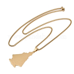 201 подвеска в виде медали Святого Бенедикта из нержавеющей стали NJEW-K283-37G