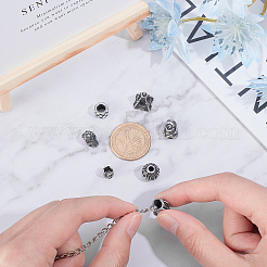 Ретро 316l хирургическая нержавеющая сталь европейские бусины STAS-UN0019-41AS