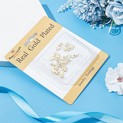 14шт латунные подвески из кубического циркония с микро-паве ZIRC-BBC0002-45