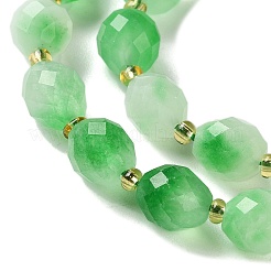 Природные окрашенные белого нефрита нитей бисера G-N342-149A-01