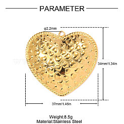 Подвески из нержавеющей стали 304&nbsp;STAS-OY011-67G