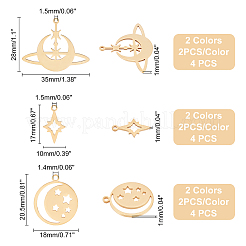 12 шт. 3 подвески из нержавеющей стали 201&nbsp;STAS-DC0003-07