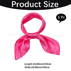 Съемный атласный женский шарф&nbsp;AJEW-WH20072-79I