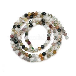 Природные моховой агат бисер нитей&nbsp;LS-G-RM2025-A33-3mm