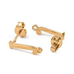 Серьги-гвоздики из нержавеющей стали 304 с ионным покрытием (IP) FIND-Q103-01J-G