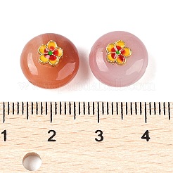 Бусины-рондель из натурального агата G-F773-02