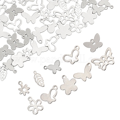 60 шт. 10 стиля подвесок из нержавеющей стали 201 и 304&nbsp;STAS-FS0001-88