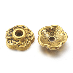 Тибетском стиле сплав шарик крышки GLF0459Y-NF