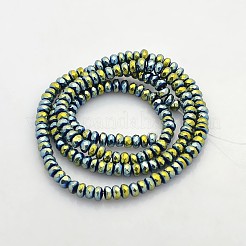 Electroplate non magnetici ematite sintetico fili di perline&nbsp;G-J208B-08