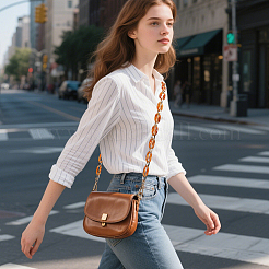 Овальные цепочки из смоляных звеньев для кошельков&nbsp;FIND-WH20006-62C