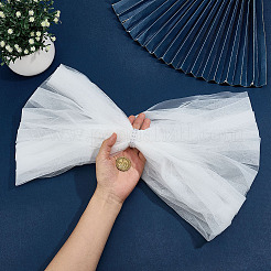 Палантин невесты из полиэстеровой марли AJEW-WH0314-878A