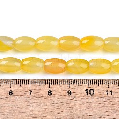 Окрашенные естественный агат бисер пряди G-T141-15B-02