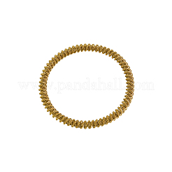 Bracelets à chaînes torsadées en acier inoxydable 304&nbsp;BJEW-OY001-05G