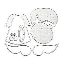 Углеродистая сталь разрезает трафареты DIY-P076-12