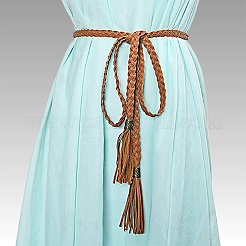 Ceinture à chaîne en simili cuir&nbsp;AJEW-WH20007-70