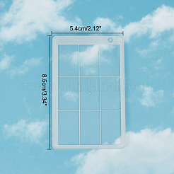 3шт 3 стиля золотого сечения пластиковый видоискатель композиции Фибоначчи AJEW-DR0001-49