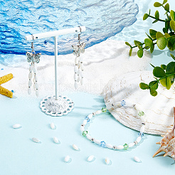 100 шт. окрашенные натуральные бусины из ракушек BSHE-SC0001-14