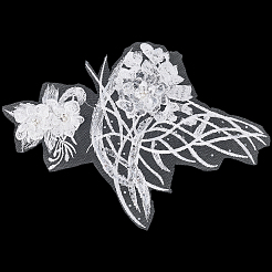 Цветочное кружево вышивка шитье аппликации из волокон&nbsp;DIY-WH20011-90D