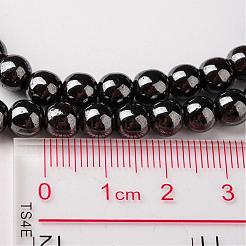 Non magnetici perle ematite sintetico fili&nbsp;X-G-H1624-6mm-1