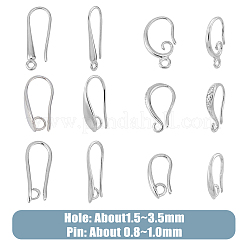 36 шт. 6 латунных крючка для сережек&nbsp;KK-FH0006-37