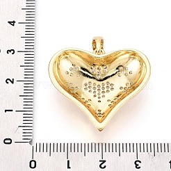 Латунные микропаве прозрачные подвески с фианитом&nbsp;KK-N268-97B-G