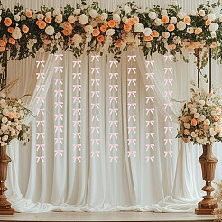 Подвесная лента из полиэстера с бантом&nbsp;DIY-WH0349-504C