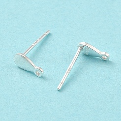 Серьги-пусеты из стерлингового серебра 925 проба «капля» STER-K174-14S