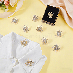 24 broche en plastique avec strass&nbsp;JEWB-WR00006