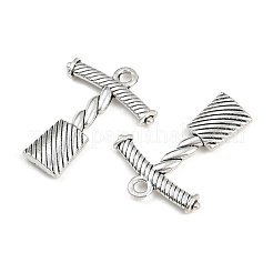 Tibetischer stil Aluminium Anhänger & Charms&nbsp;LS-TIBE-B003-16AS