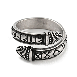 Открытые кольца из нержавеющей стали 304&nbsp;RJEW-B055-11AS