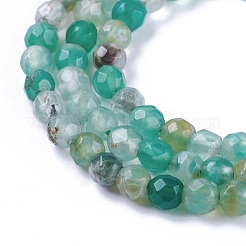 Природные Агат бисера нити&nbsp;G-G882-4mm-A01-4