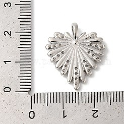 Подвески из латуни с покрытием из прозрачного кубического циркония&nbsp;KK-Z056-13P