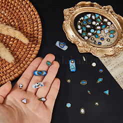 60 cabochon in resina e lega di 15 stili&nbsp;MRMJ-DC0001-22
