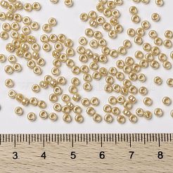 MIYUKIラウンドロカイユビーズ  日本製シードビーズ  （rr442)不透明な梨の光沢  8/0  3mm  穴：1mm  約422~455PCS /ボトル  10 G /ボトル&nbsp;SEED-JP0009-RR0442