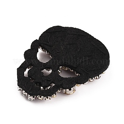 Ткань черепа пришиваем аппликации&nbsp;DIY-WH0308-269C