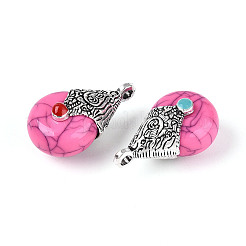 Подвески из смолы в тибетском стиле RESI-T022-16I