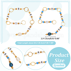 Акриловые бисерные цепочки для вязания рядов HJEW-AB00591