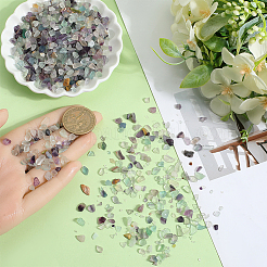 500 г натуральных флюоритовых бусин G-SP0001-11